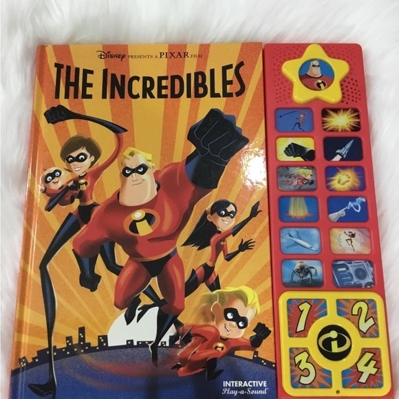 Disney Other - Disneys The Incredibles interactive play a sound book